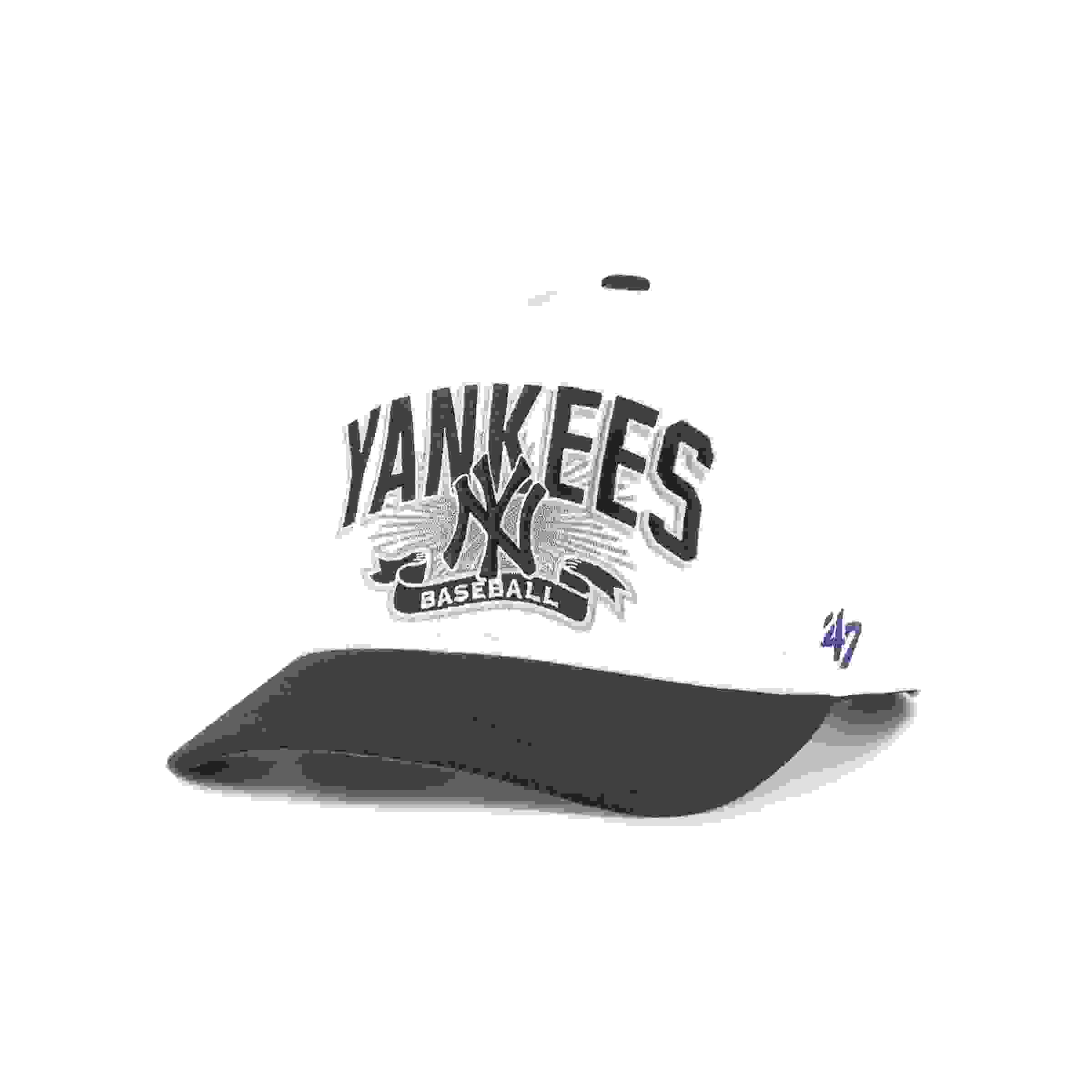 47 New York Yankees Prime Play Hitch White Snapback Hat
